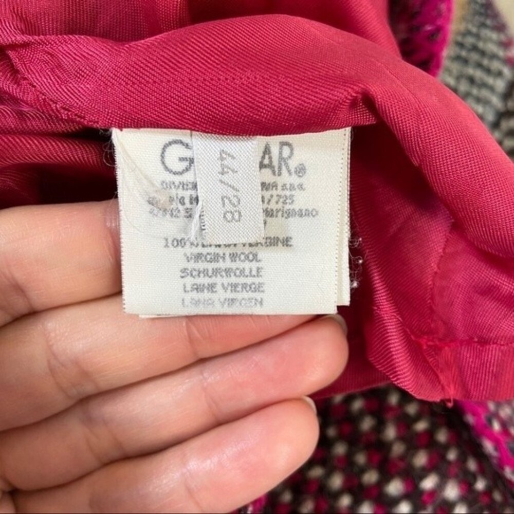 Gilmar Patchwork Paneled Virgin Wool Midi Skirt L - Picture 7 of 14